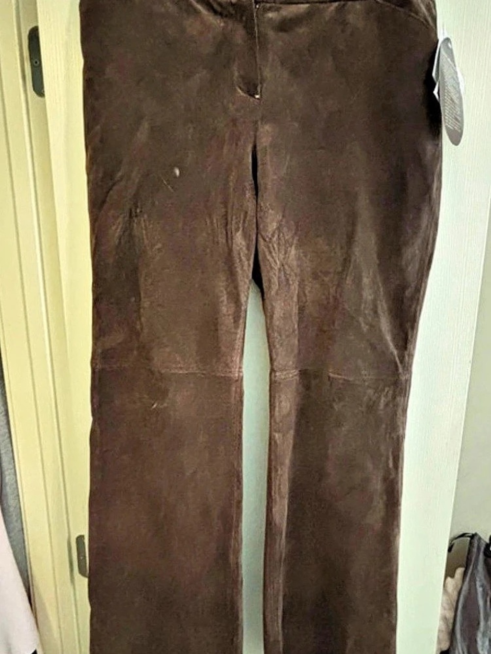 NWT Genuine Suede Trousers